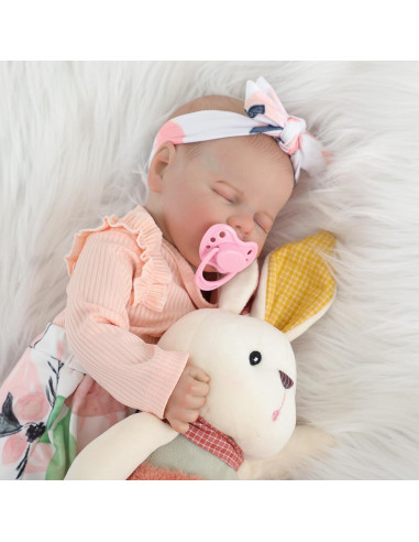 Muñeca Reborn Realista Kdudgso 45 cm Cuerpo Completo Vinilo