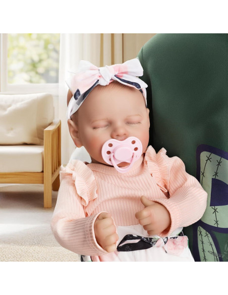 Muñeca Reborn Realista Kdudgso 45 cm Cuerpo Completo Vinilo