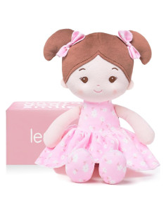 Muñeca de Trapo FloraBelle Rosa 30cm para Bebés