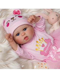 Muñeca de Bebé Renacida JIZHI 20" Cuerpo Suave para Niñas 2