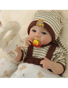 Muñeca de bebé renacida Kdudgso 50.8 cm con accesorios 2