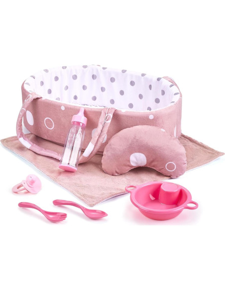 Juego de Accesorios para Muñecas Enjoyin 8 Piezas Cuna 30.48 cm