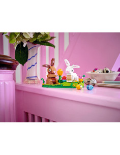Juego de Construcción LEGO Conejos de Pascua 40523 10 cm 2
