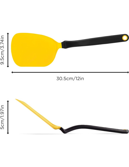 Espátula Antiadherente Dreamfarm Chopula 30.48 cm Amarillo