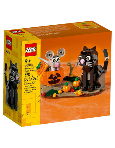 LEGO Gato y Ratón de Halloween 40570 Decoración 328 Piezas