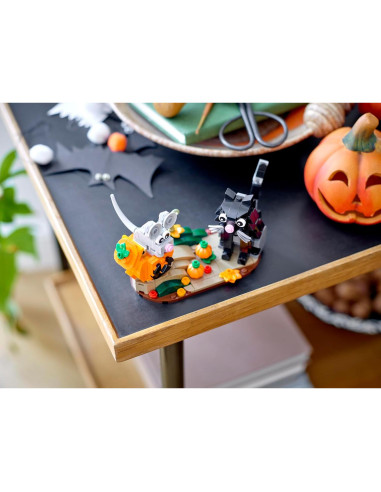 LEGO Gato y Ratón de Halloween 40570 Decoración 328 Piezas