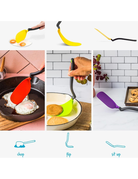 Espátula Antiadherente Dreamfarm Chopula 30.48 cm Amarillo