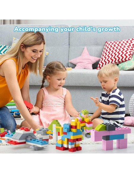 Bloques de Construcción WYSWYG 1200 Piezas 12 Colores