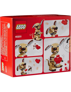 LEGO Perro Cupido 40201 San Valentín 145 Piezas 10cm 2