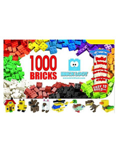Set de Ladrillos de Construcción Brick Loot 1070 Piezas 6+