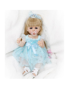 Muñeca Bebé Realista JURONG 55.88 cm Silicona Completa 2