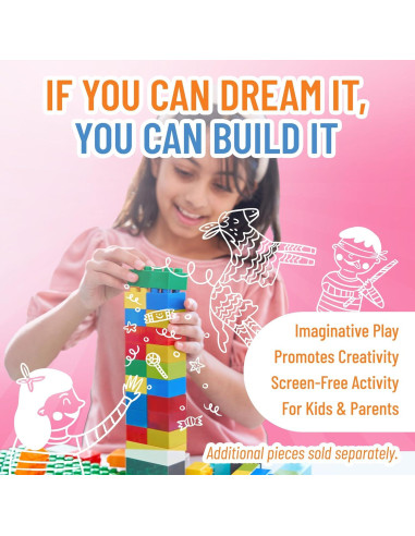 Bloques de Construcción Grandes Strictly Briks 204 Piezas