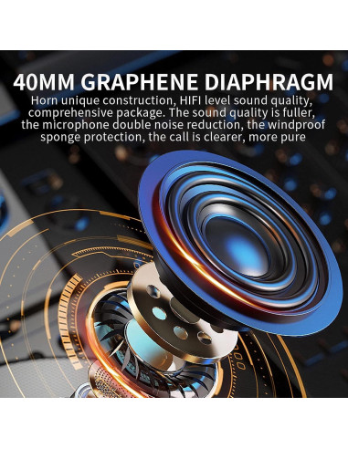 Altavoces para Casco de Motocicleta FEYA Y10 IPX6 Bluetooth 5.3