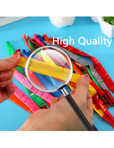 100 Globos Cohetes NYDREAM + 1 Bomba Infladora Fácil 2