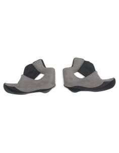 Almohadillas de Mejilla Bell Qualifier DLX Repuesto Gris 25mm