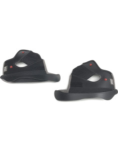 Almohadillas de Mejilla Bell Qualifier DLX Repuesto Gris 25mm 2