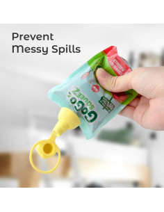 Tapa de Bolsa de Comida Giichen - Silicona Grado Alimenticio, 4 Piezas 2