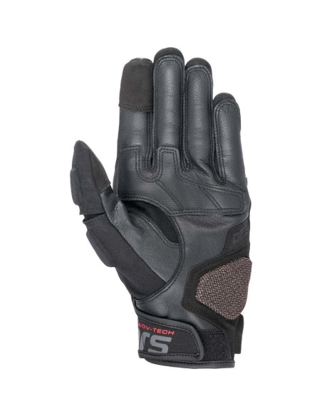 Guantes de Cuero Alpinestars Halo L Negro para Motocicleta