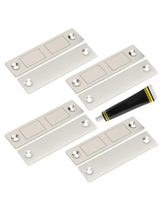 Cierre Magnético de Puerta Jiayi 4 Piezas 13.6 kg Autoadhesivo