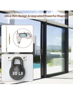 Cierre Magnético de Puerta Jiayi 4 Piezas 13.6 kg Autoadhesivo 2