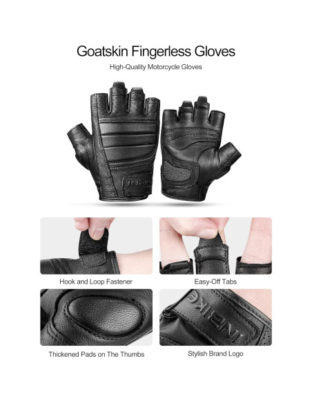 Guantes de Moto INBIKE de Piel de Cabra Transpirables