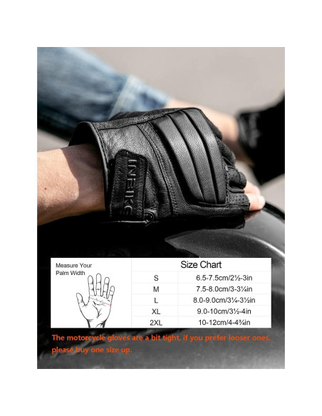 Guantes de Moto INBIKE de Piel de Cabra Transpirables