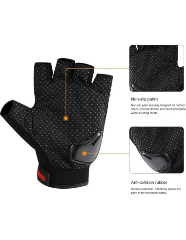 Guantes MUYDZ Sin Dedos Antideslizantes para Ciclismo