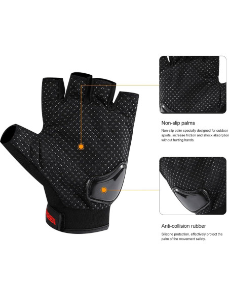 Guantes MUYDZ Sin Dedos Antideslizantes para Ciclismo