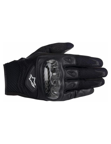 Guante de moto Alpinestars SMX Plus V2 Hombre Negro Grande Guante de moto Alpinestars SMX Plus V2 Hombre Negro Grande