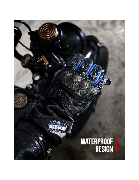Guantes de Motocicleta BORLENI AXE02 Impermeables Unisex