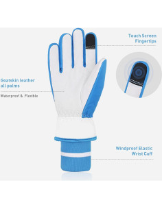 Guantes de Trabajo Impermeables Handlandy Térmicos Invierno 2