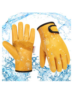 Guantes de Trabajo Invierno SLARMOR Térmicos 100g Color Amarillo
