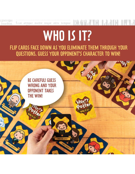 Juego de Adivinanza Harry Potter Paladone 72 Tarjetas