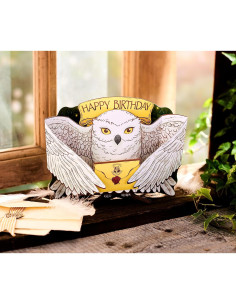 Tarjeta Pop-Up Harry Potter American Greetings Hedwig 2