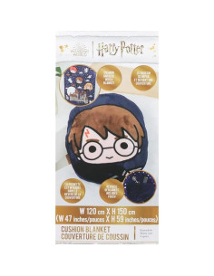 Cojín Manta 2-en-1 Harry Potter Paladone 120x150 cm 2