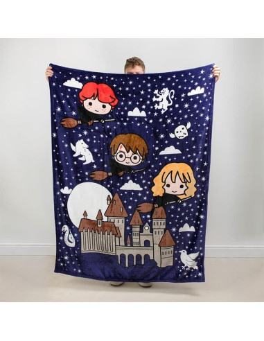 Cojín Manta 2-en-1 Harry Potter Paladone 120x150 cm