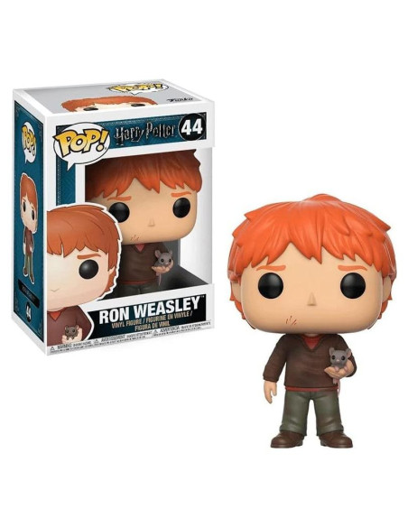 Funko Pop Harry Potter Ron Weasley con Scabbers 9.5 cm