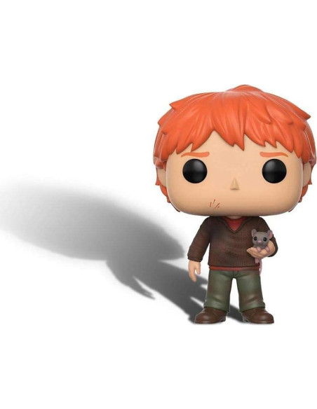 Funko Pop Harry Potter Ron Weasley con Scabbers 9.5 cm