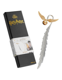 Marcador de Metal Harry Potter Snitch Dorada 14x2 cm