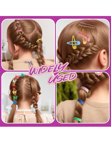 Set de Accesorios para el Cabello Teenitor - 1250 Bandas y Clips