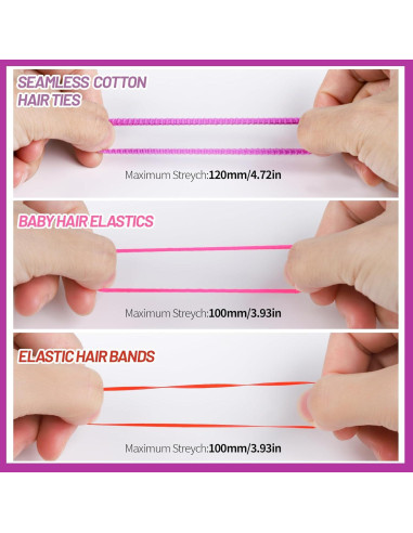 Set de Accesorios para el Cabello Teenitor - 1250 Bandas y Clips