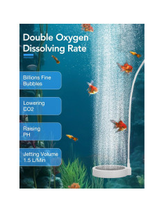 Piedra Burbujeadora de Aire Coomatec 2" para Acuarios 2-30 Gal 2