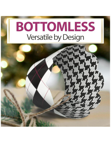 Fundas para Cupcake Confetti Couture 24 Piezas Blanco y Negro