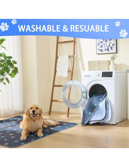 Almohadillas Lavables para Cachorros Aitmexcn 61x91cm 2Pcs