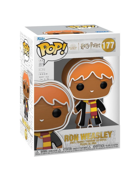 Funko POP Ron Weasley Pan de Jengibre 10 cm - Figura Coleccionable