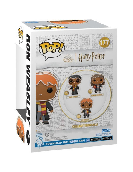 Funko POP Ron Weasley Pan de Jengibre 10 cm - Figura Coleccionable