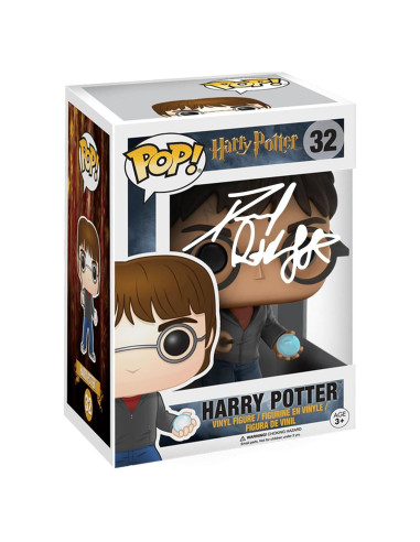 Funko Pop Harry Potter Daniel Radcliffe Autografiado Facsímil