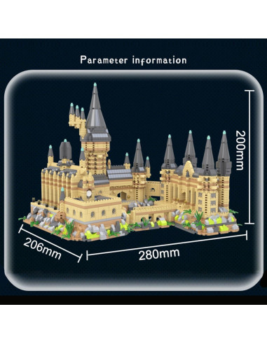 Juego de Bloques Micro Castillo Harry BDYDT 2929 PZS 18.8cm