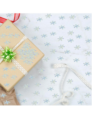 Confeti Copo de Nieve JNSAXMI Metalizado 2 cm 1100 Piezas