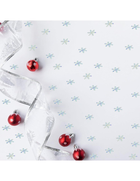 Confeti Copo de Nieve JNSAXMI Metalizado 2 cm 1100 Piezas